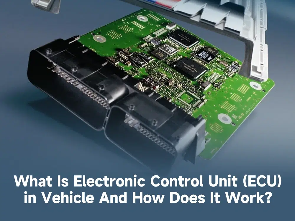 What is electronic control unit (ECU) in vehicle and how does it